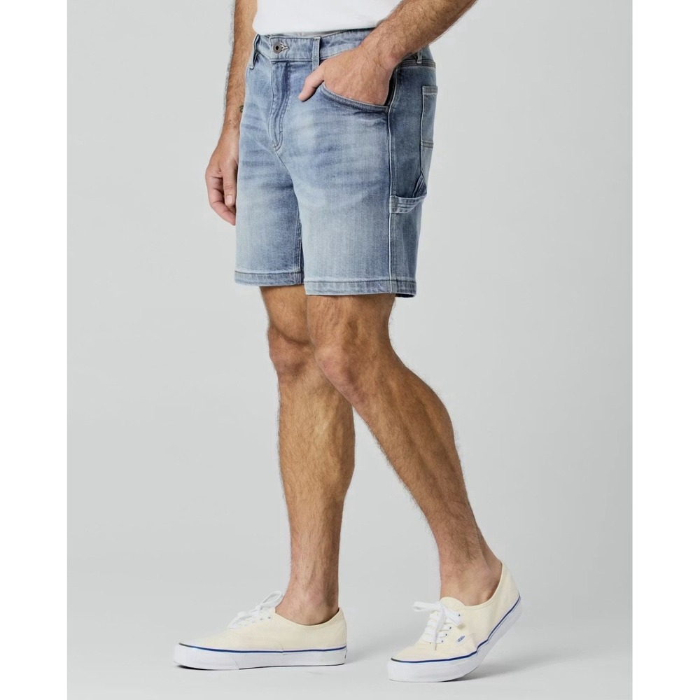 Flint and Tinder Carpenter Shorts Mens Sz 31 Stonewash Denim Huckberry NWT - Picture 12 of 14